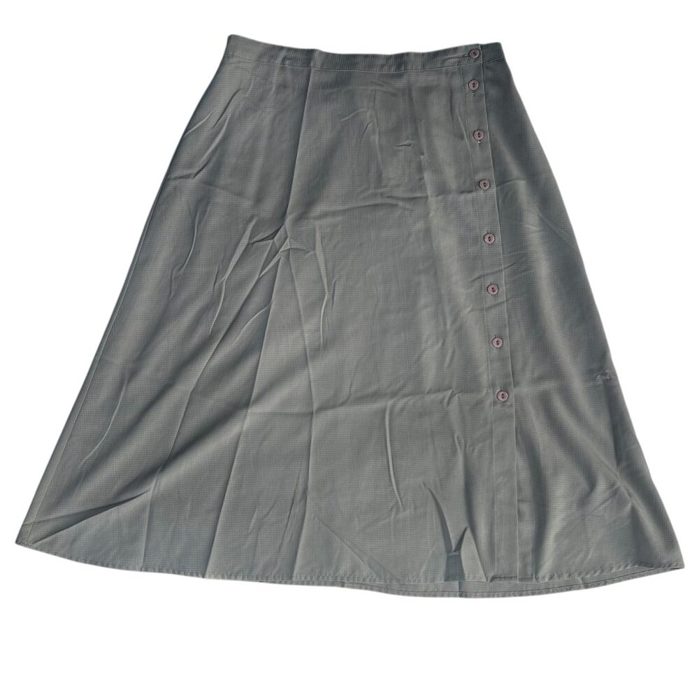 Kates By/Par Sheila Green Long Skirt with Button Front VINTAGE